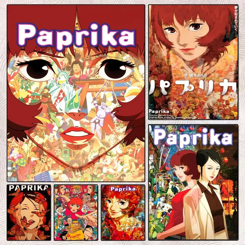 Famous Anime P-Paprika Painting Calligraphy Modern Canvas Poster Wall Art Aesthetic Bedroom Decor for Cafe Home Gift photo 1
