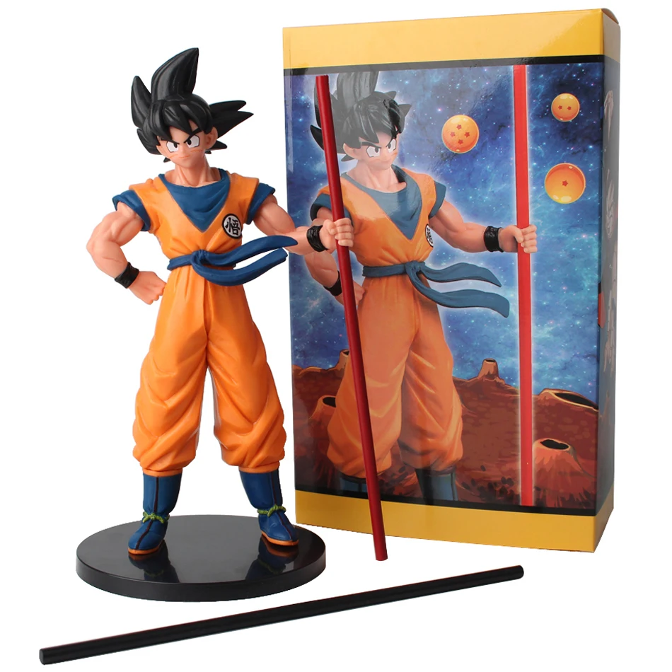 Hot Dragon Ball Son Goku Super Saiyan Anime Figure 22cm Goku DBZ Action Figure Model Gifts Collectible Figurines for Kids photo 1