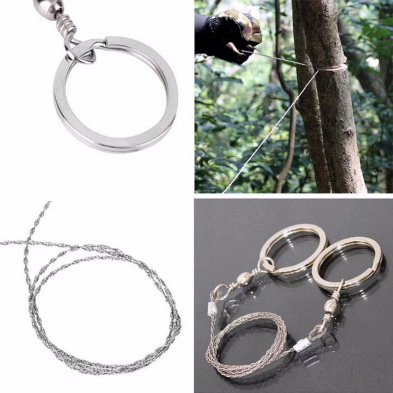Sturdy Manual Hand Steel Wire Saw, Multi-size Hand Chain Saw Cutter Pocket Rope Portable Travel Camping Outdoor Emergency Tools photo 5