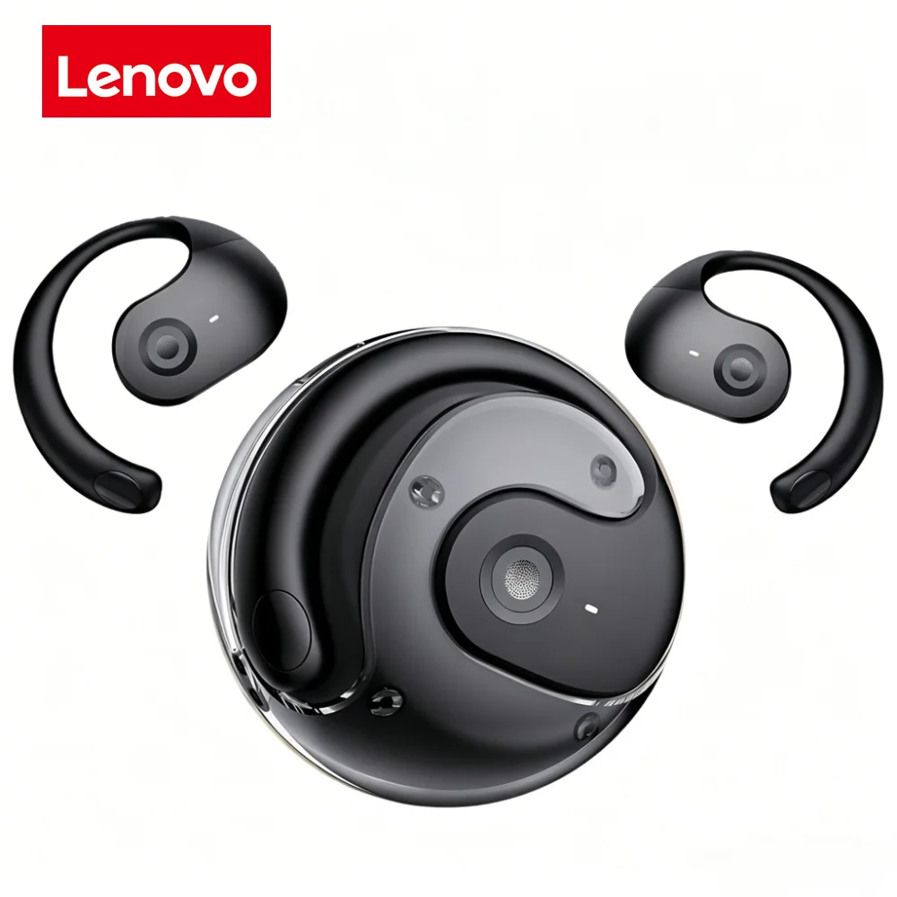 Lenovo OWS Wireless Headphones Bluetooth Headset with Mics HiFi Stereo Sound Earphones Smart Touch Sports Waterproof Earbuds photo 1