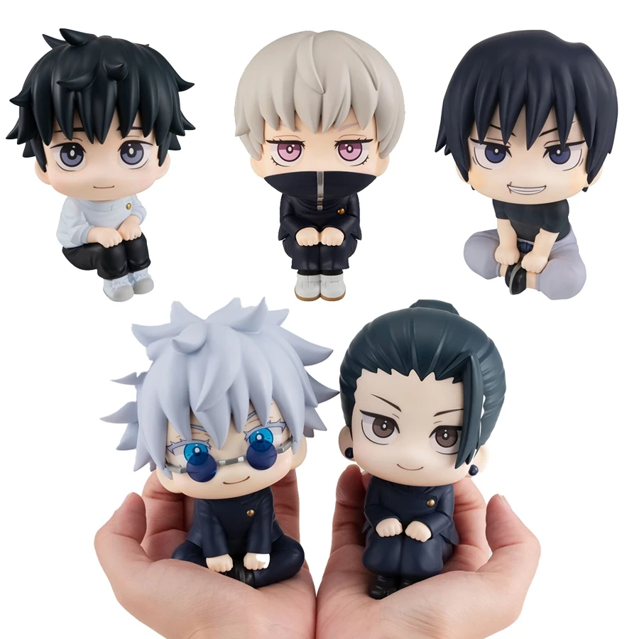 10cm Jujutsu Kaisen Anime Figure Look Up Chousou Action Figure Q Version Satoru Gojo/Geto Suguru Figurine PVC Collection Toys photo 6