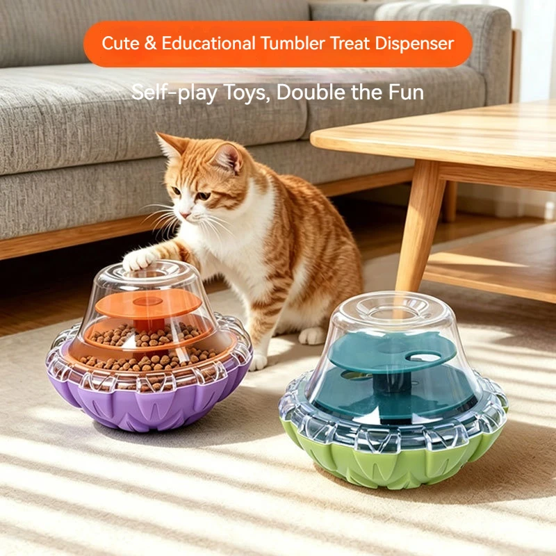 Pet Tumbler Leaking Food Toy Interactive Puzzle Slow Feeding Boredom Relief Indoor For Cat Dog Pet Entertainment Pet Supplies photo 1