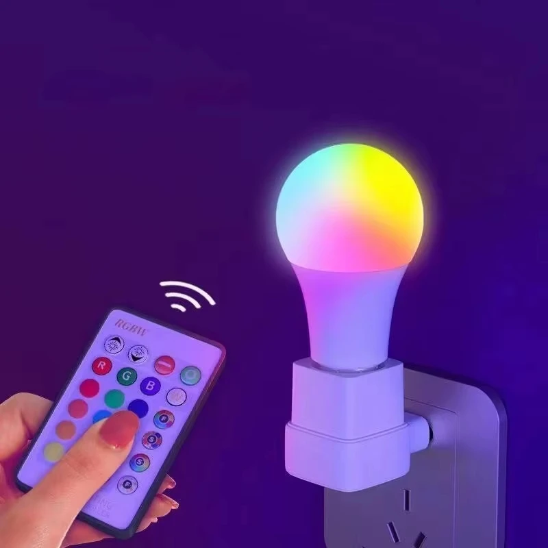 24 Key Remote Control Smart Lamp Atmosphere Light 16 Colors RGB Bulb LED Multicolor Bulb E27 220V Household Lighting Dimmable photo 6