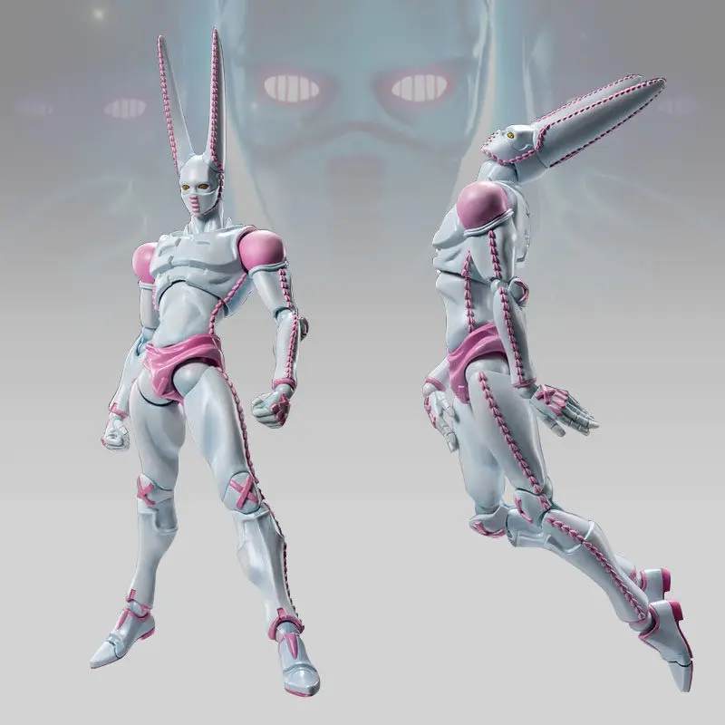 20cm Jojo'S Bizarre Adventure D4C Super Action Statue Funny Valentine Articulated Action Figure Collectible Anime Model Toy Gift photo 1