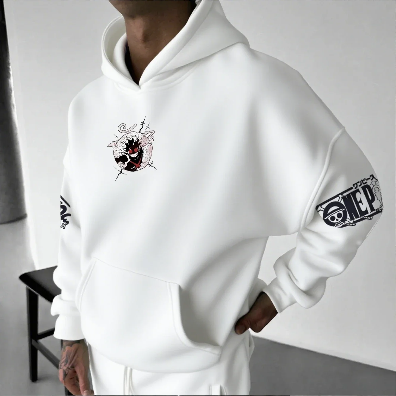 One Piece Luffy Anime Hoodie man women Pullover Sweatshirt Streetwear Casual Autumn spring Cosplay Long Sleeve Tops photo 2