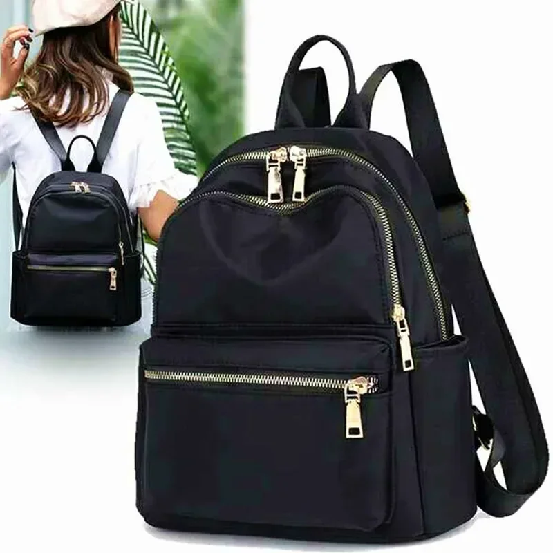 New Female Fashion Lady High Capacity Waterproof College Backpack Trendy Women Laptop School Bags Cute Girl Travel Book Bag Cool photo 1
