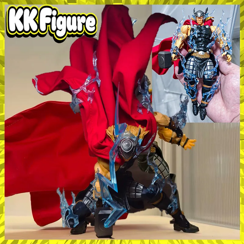 In Stock Ac Factory Toys Thor Thunder God Anime Action Figure Kaiyodo Amazing Yamaguchi Revoltech Thor Model Toy Gifts photo 1