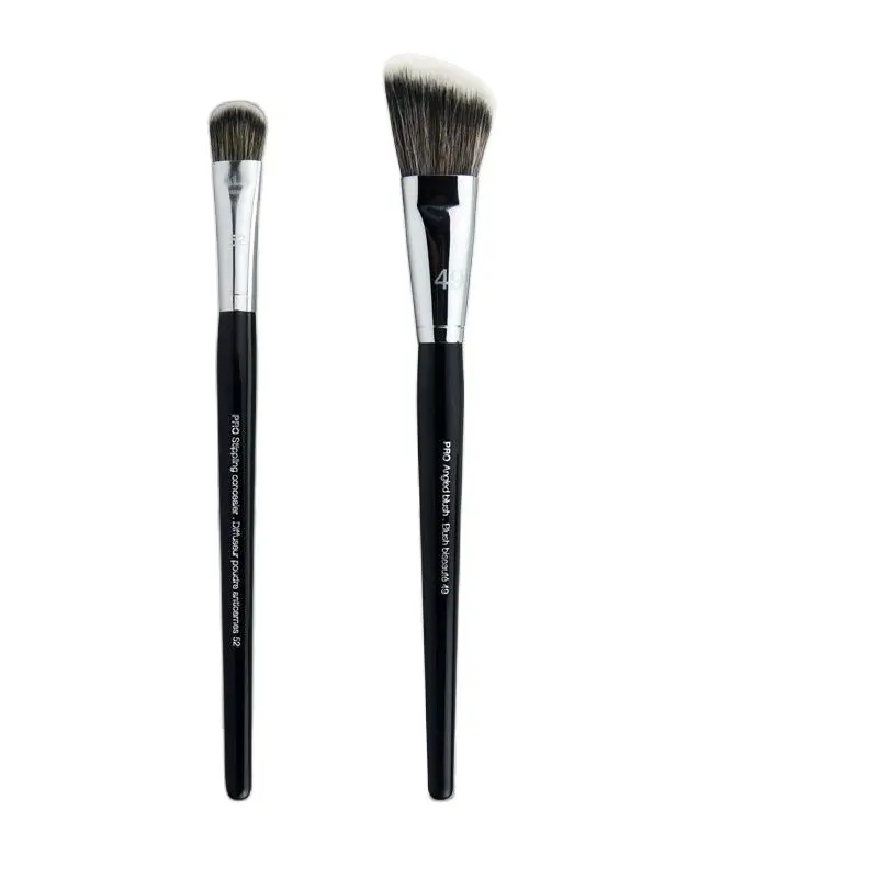KSHBO 2pcs/Set Women's Foundation Brush Set 47 Broom Head Liquid Makeup Base Brushes for Face Shadow Repairing Beauty Tools photo 5