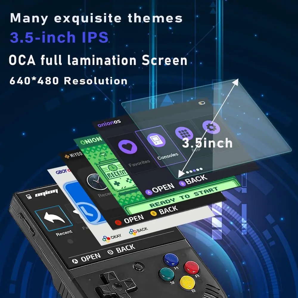 MIYOO Mini Plus Portable Retro Handheld Game Console 3.5-inch IPS HD Screen Children's Gift Linux System Classic Gaming Emulator photo 5