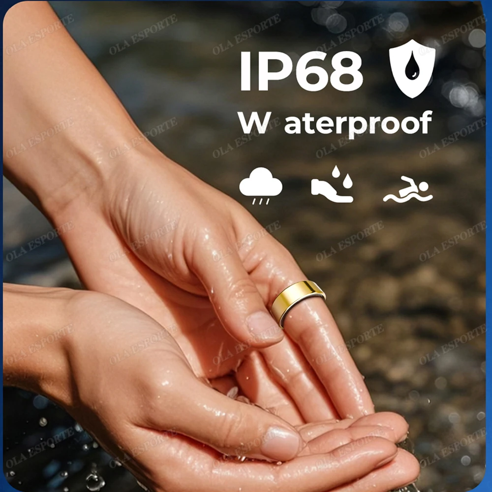 2026 Smart Ring Blood Pressure Heart Rate Sleep Monitoring Smartring & 5ATM Waterproof Multi-sport Mode Smartring Man Women HT30 photo 5