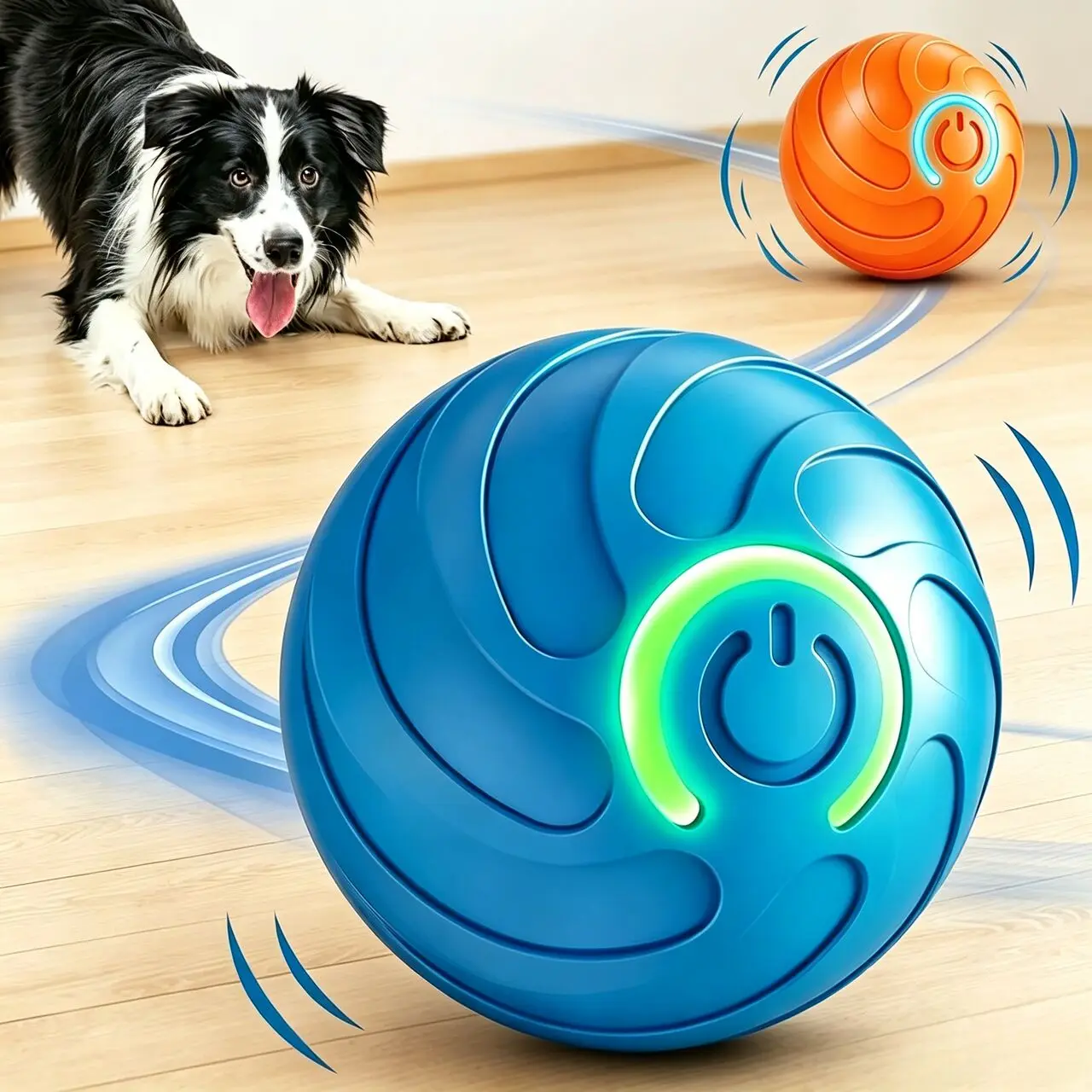 Smart Dog Toys Ball Electronic Interactive Pet Toy Moving Ball USB Automatic Moving Bouncing for Puppy Birthday gift Cat Product photo 1