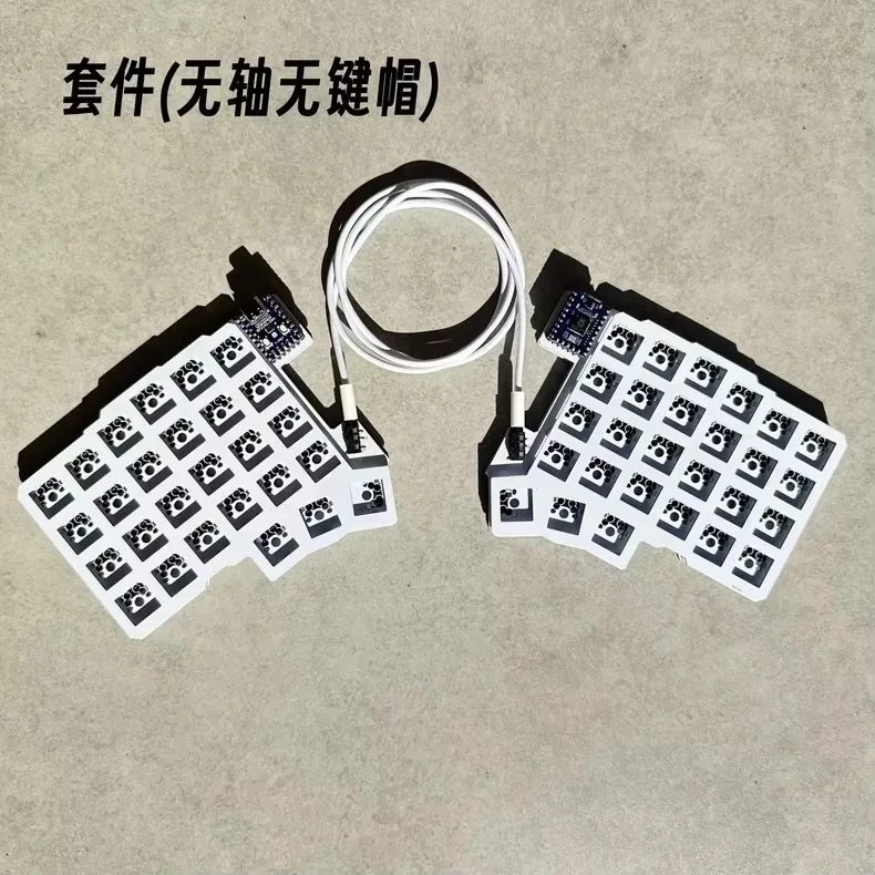 Silakka54 Ergonomic Split Mechanical Keyboard Hot Swappable QMK VIAL Programmable RP2040 Zero for PC Gaming Custom Keyboard Gift photo 3