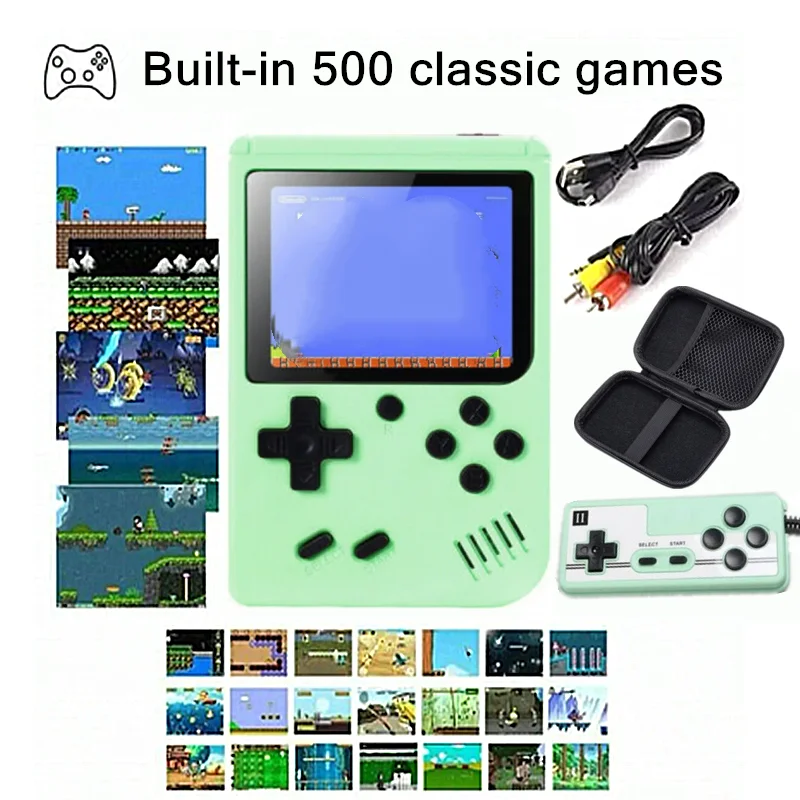 Built-in 500+ Classic Games Children's Handheld Game Players for Gameboy Output Emulator Charging Can Be Connected To The TV photo 3