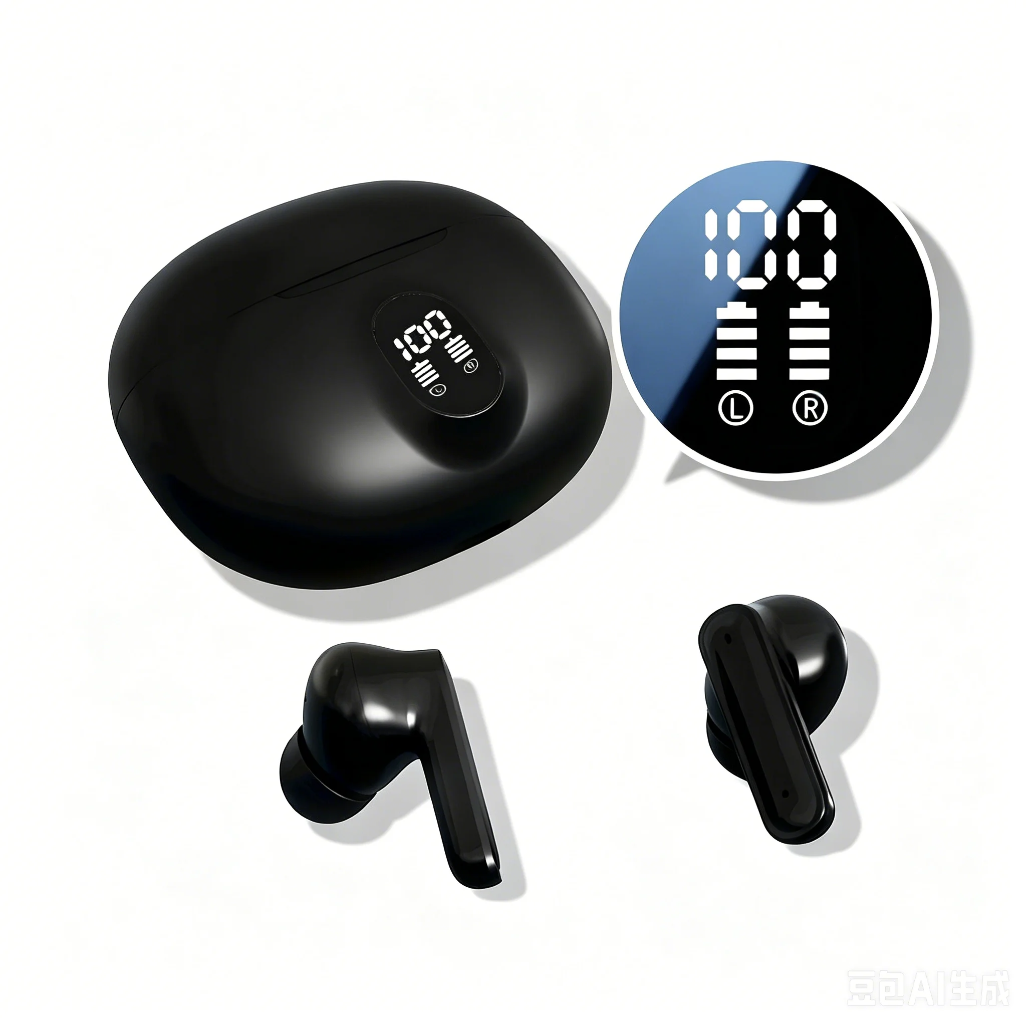 Wireless Bluetooth Headphones Built-in HD Mic Noise Isolation Large Battery for Extended Playtime Ideal for Calls Daily Music photo 1