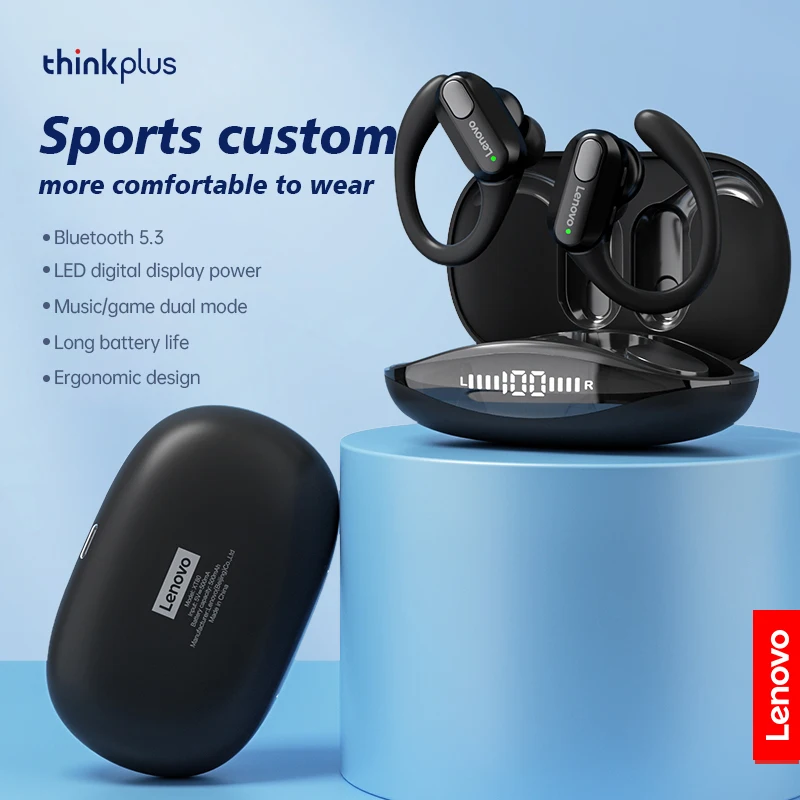 Original Lenovo XT80 Sports Wireless Earphones with Mics, LED Power Display,Hifi Stereo Sound Bluetooth 5.3 TWS HeadphHeadphones photo 1