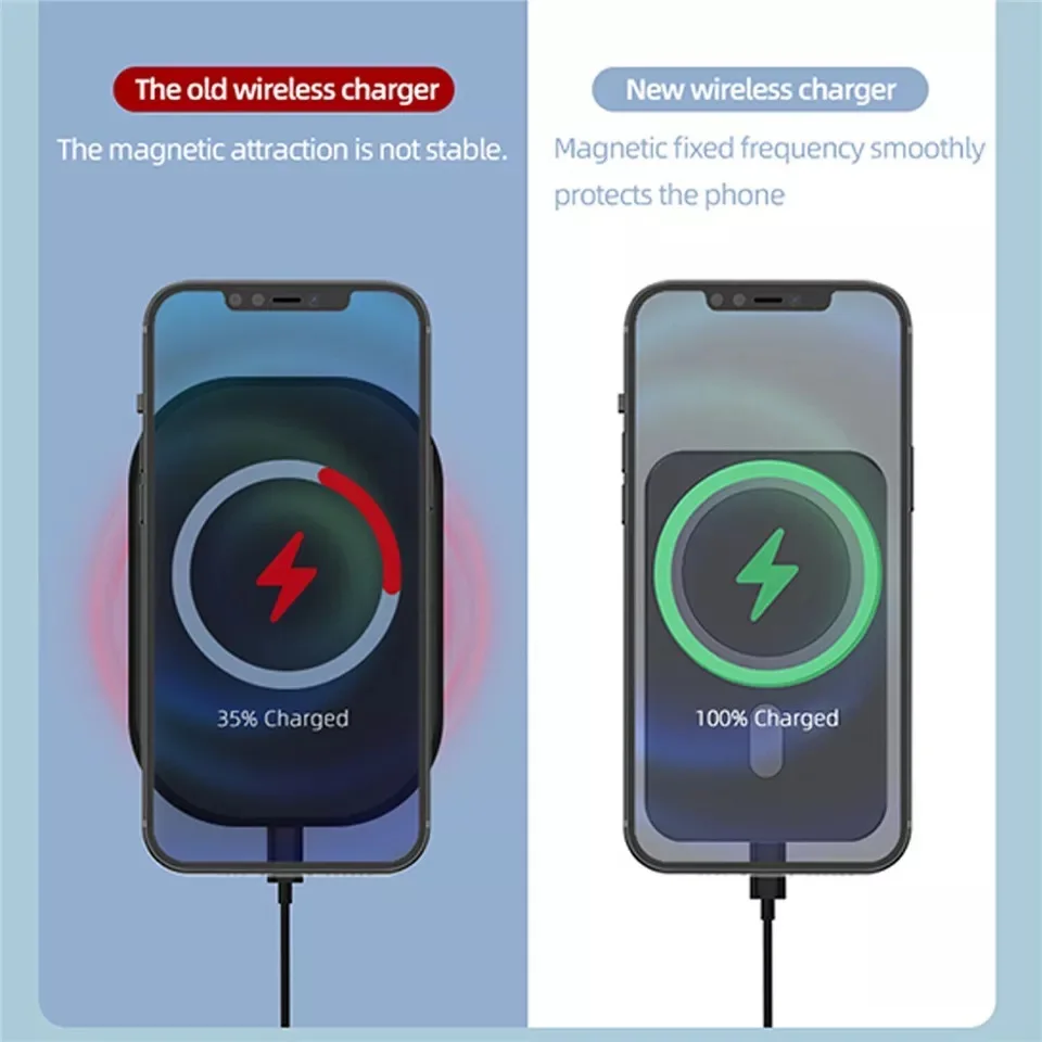Wireless Charger Magnetic Car phone Holder for iPhone 14 13 Pro Max 12 Phone Accessories 30W Fast Charging Induction Adapter photo 3