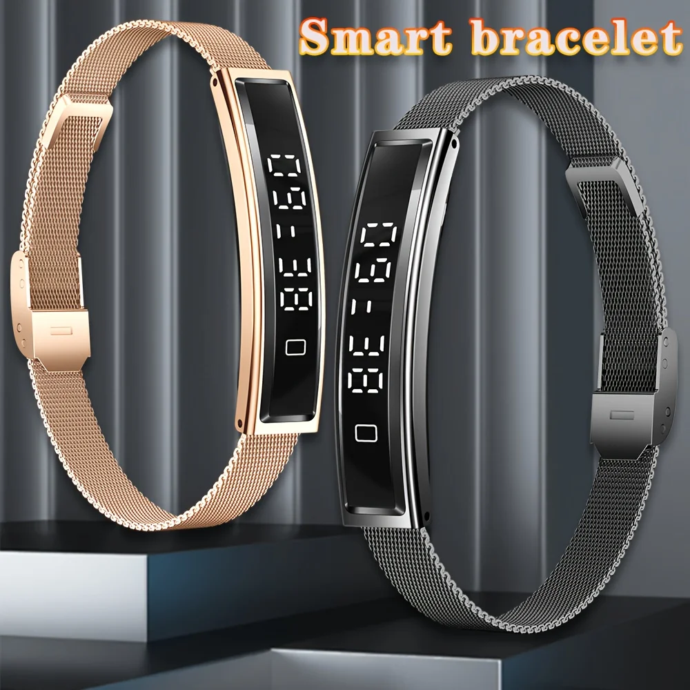 2026 Women Smart Bracelet With Heart Rate Monitor Activity Fitness Tracker Sports Wristband Waterproof Smart Watch Men Smartband photo 1