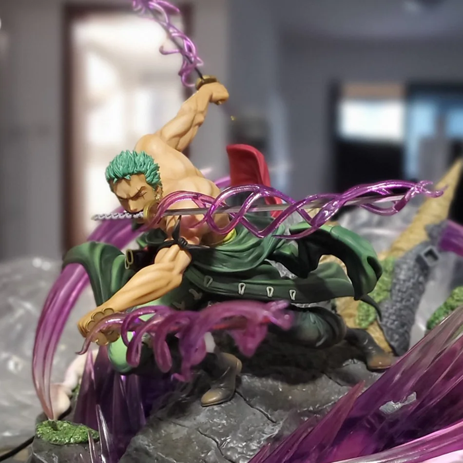 New 20cm One Piece Anime Figure GK Roronoa Zoro PVC Action Figure Collection Model Doll Toy Gift Decoration photo 6