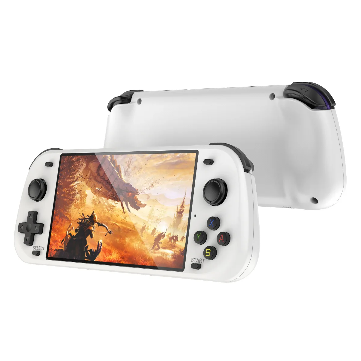 New R50S Retro Handheld Game Player, 5.1in 854*480 HD Screen Portable Game Console 4200mAh Battery Dropshipping Available photo 1