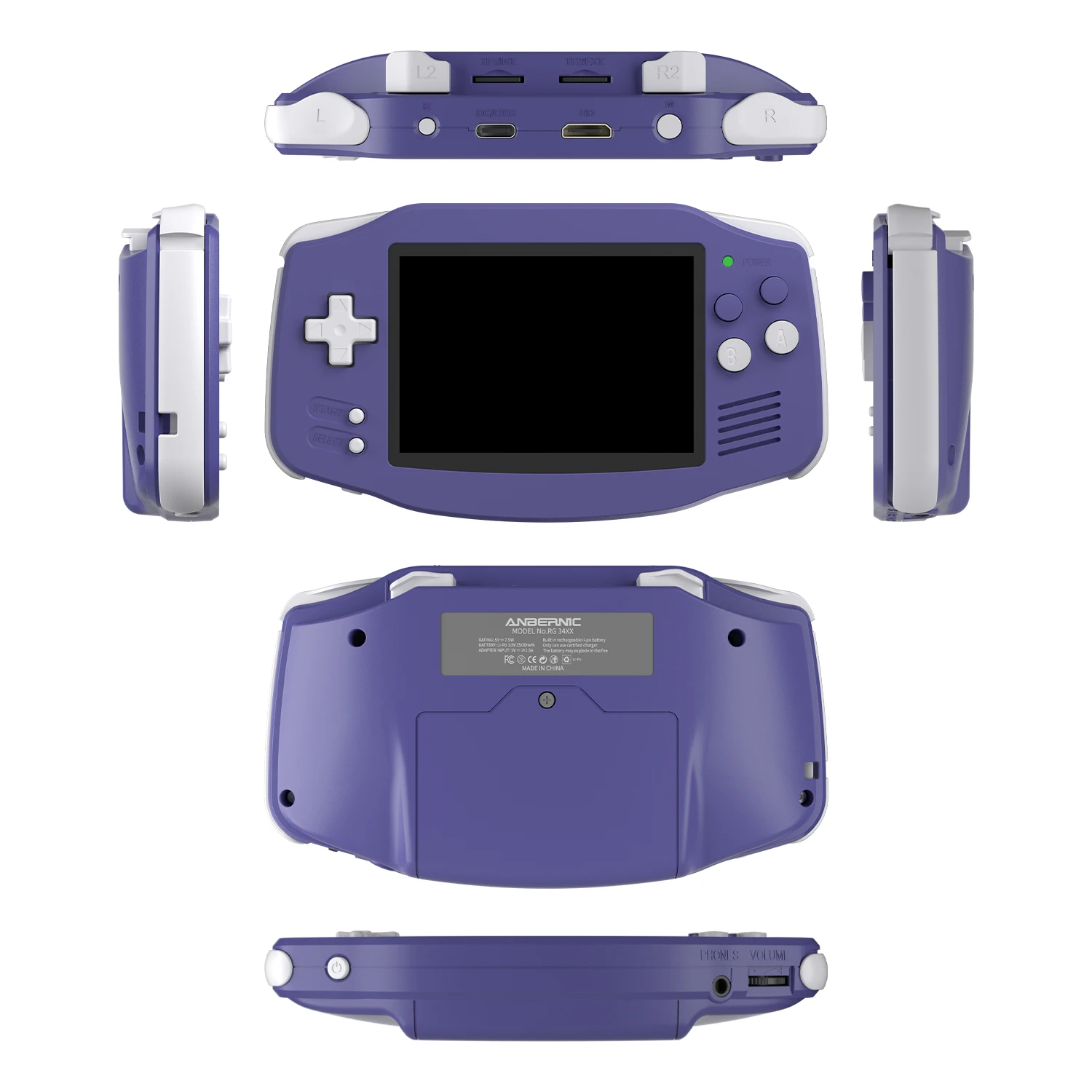 ANBERNIC RG34XX Retro Handheld Game Console 3.4" IPS Screen Linux 64-bit Video Gaming Player Support WiFi Bluetooth HD TV Output photo 7