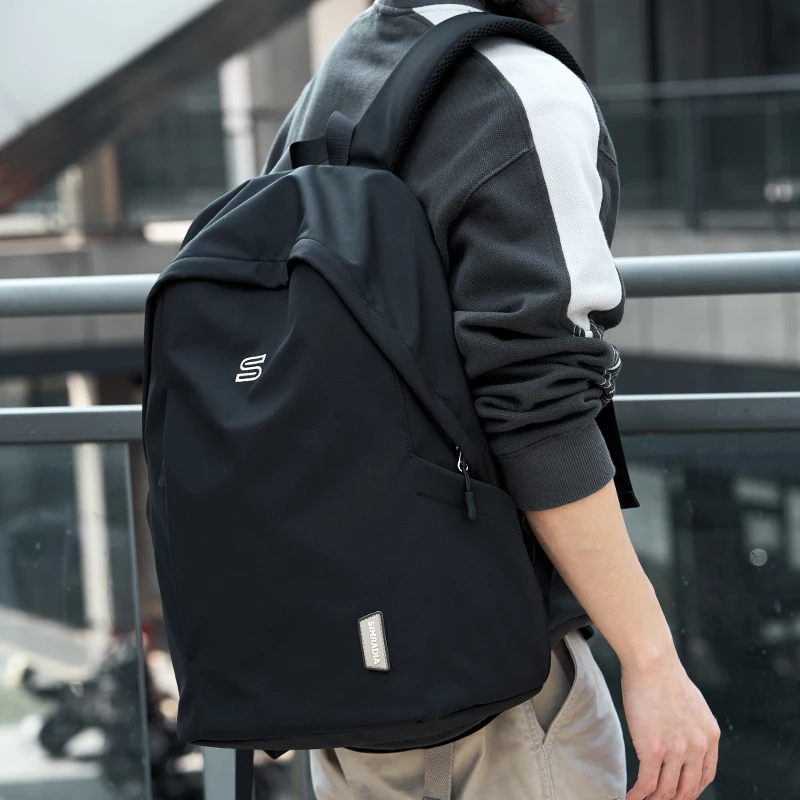 MOYYI Ultra Minimalist Lightweight Laptop Backpack Unisex Casual Waterproof Outdoor Travel Sport Rucksack Teenager School Bag photo 1