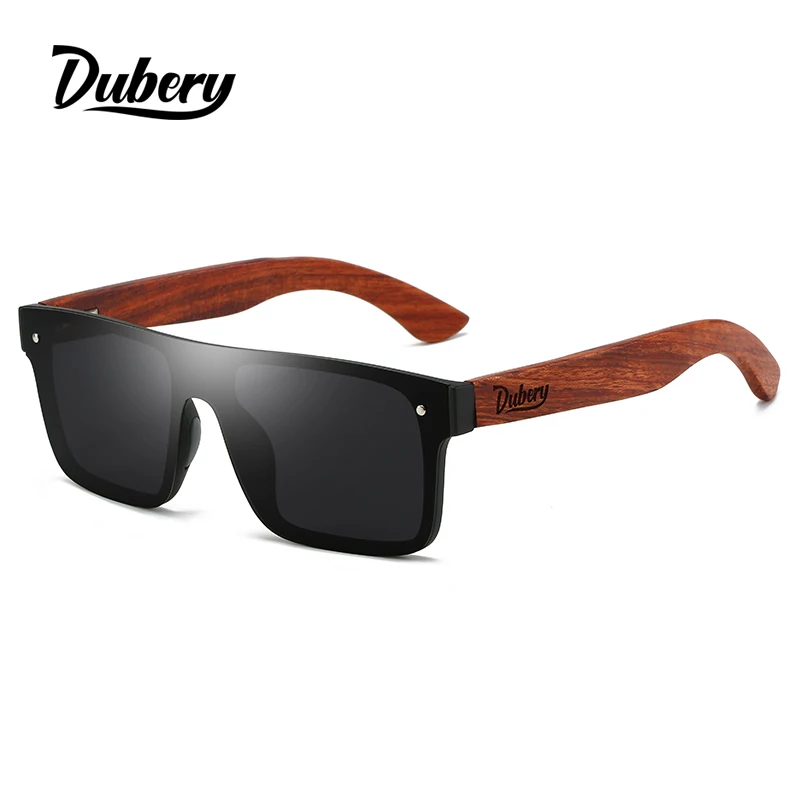 DUBERY Natural Wooden Sunglasses Men Polarized Fashion Sun Glasses Original Wood Oculos De Sol Masculino 219 photo 6