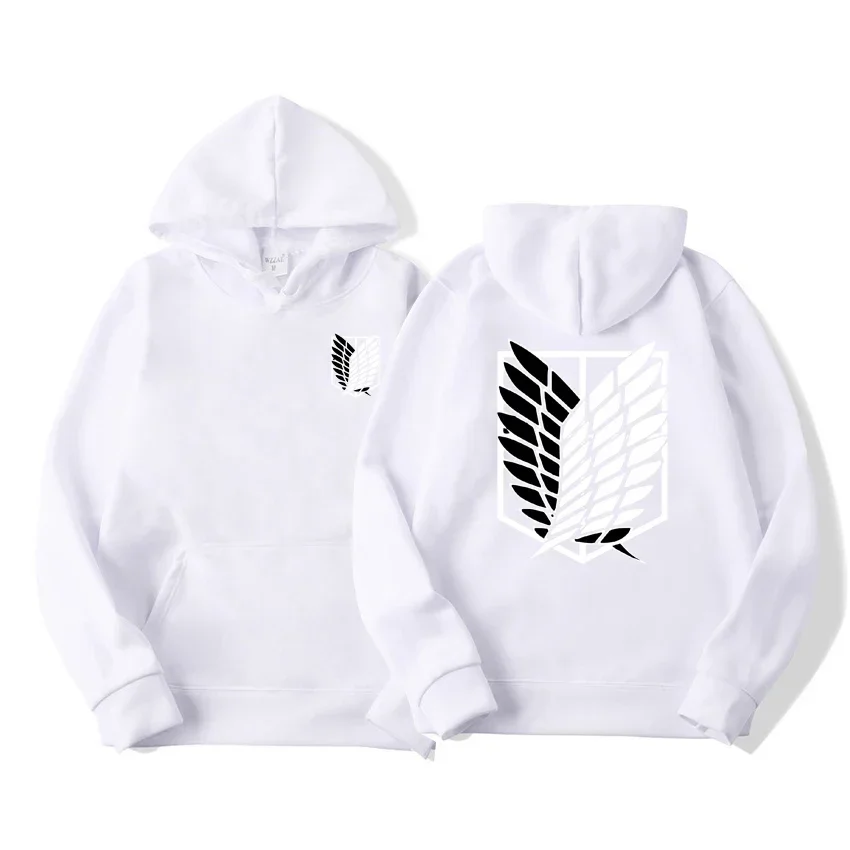 Japan Anime Attack on Titan Men Hoodies Spring Autumn Hip Hop Casual Pullover Top Hoodie Fashion Sweatshirts Jogging Sportswear photo 4