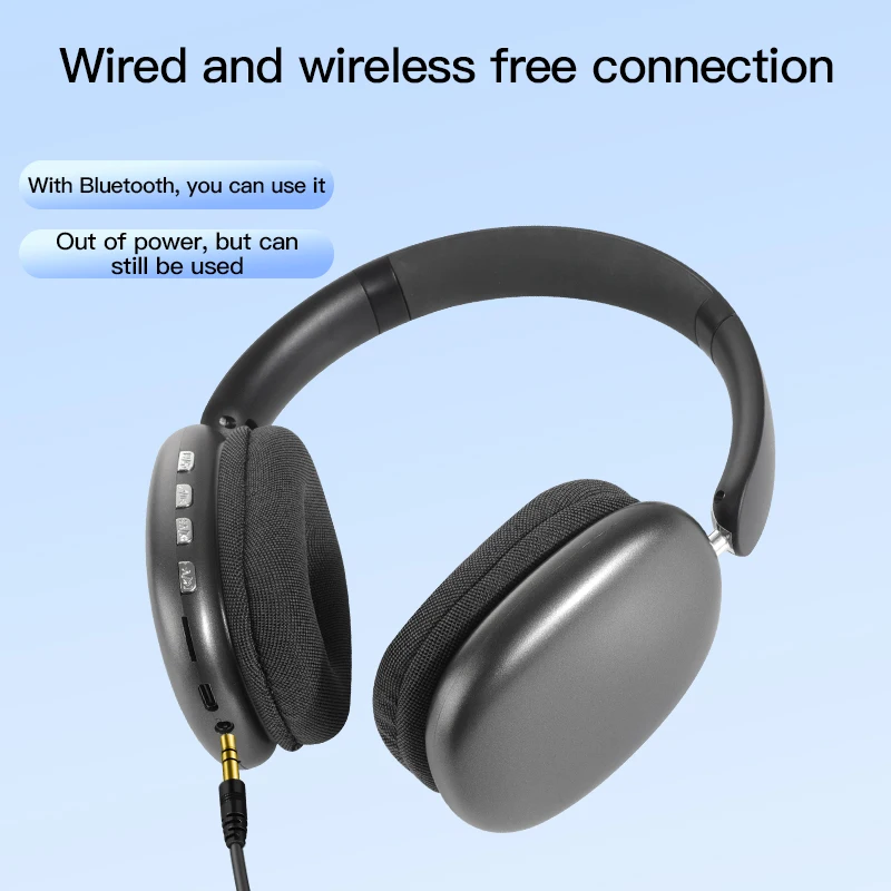 Bluetooth Headphones Over Ear Wireless Headset HiFi Music Gaming Comfortable Mic for iPhone Android PC Travel Sports Gift Unisex photo 5