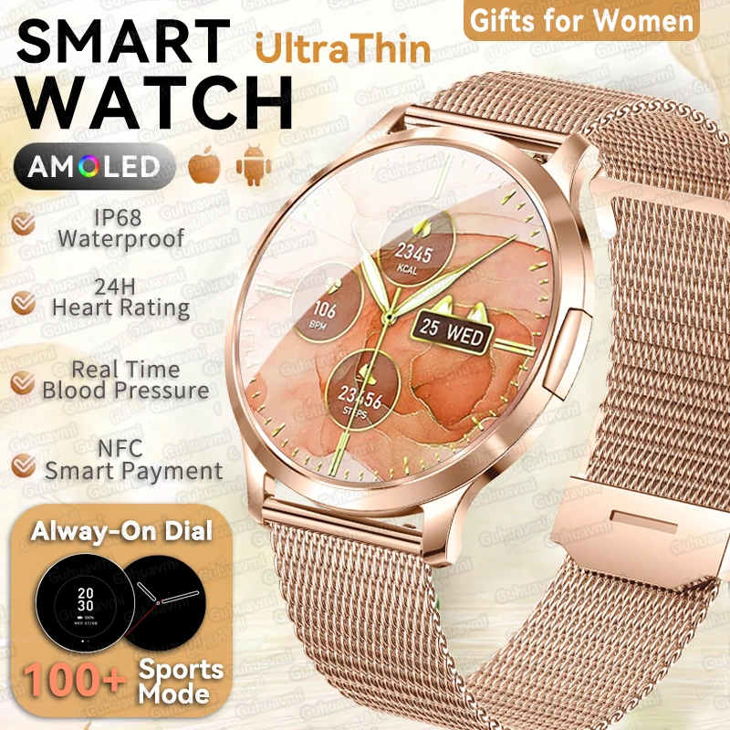 2026 New Smart Watch For Women Gift 1.32 Inch Full Touch Screen Sports Fitness Watches Bluetooth Calls Digital Smartwatch Ladies photo 1