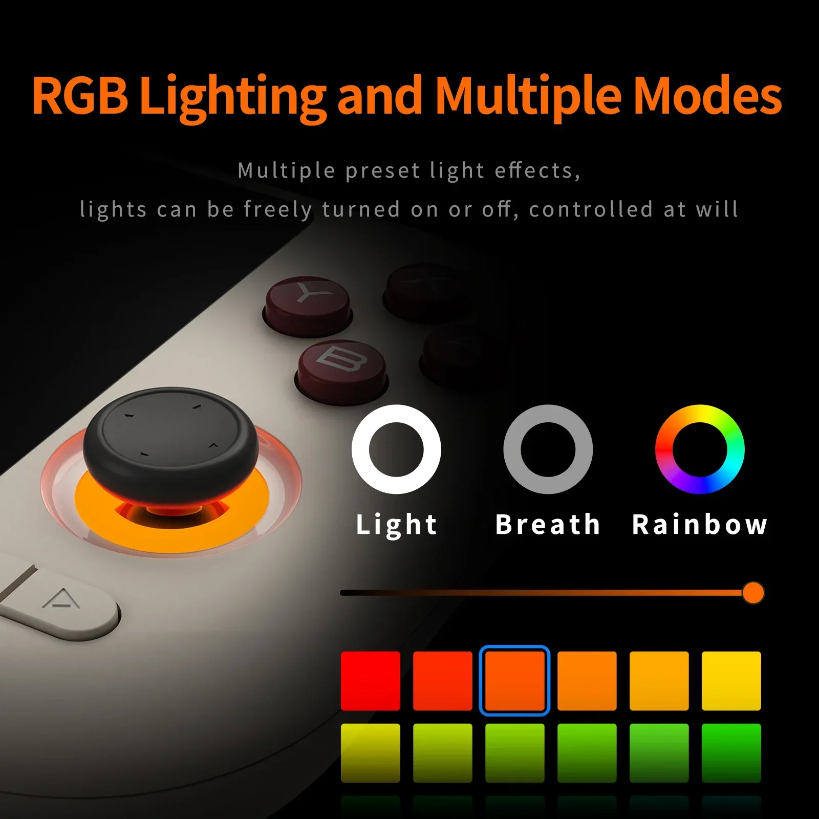 Ampown MANGMI AIR X Handheld Game Console Snapdragon 662 5.5'' Touchscreen Android 14 Active Cooling Fan 15W Fast Charging RGB photo 4