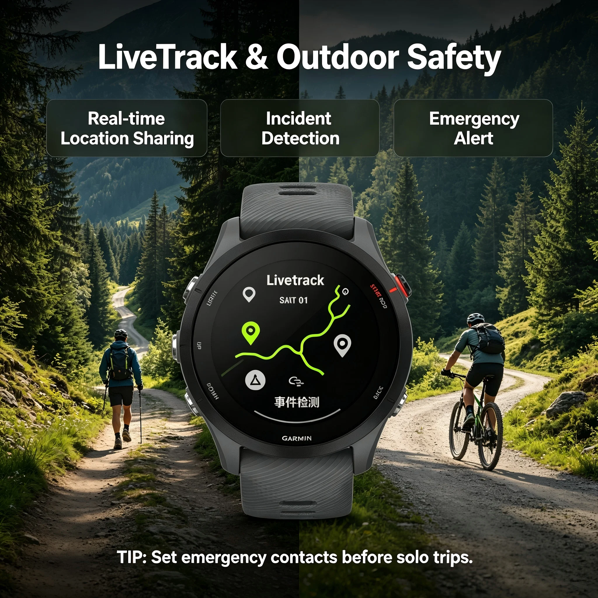 Garmin Forerunner 255 Smartwatch for Men Women, Multisport Fitness Tracker, Built-in GPS, Sleep & Stress Tracking, Swim Proof, Long Battery Life photo 1