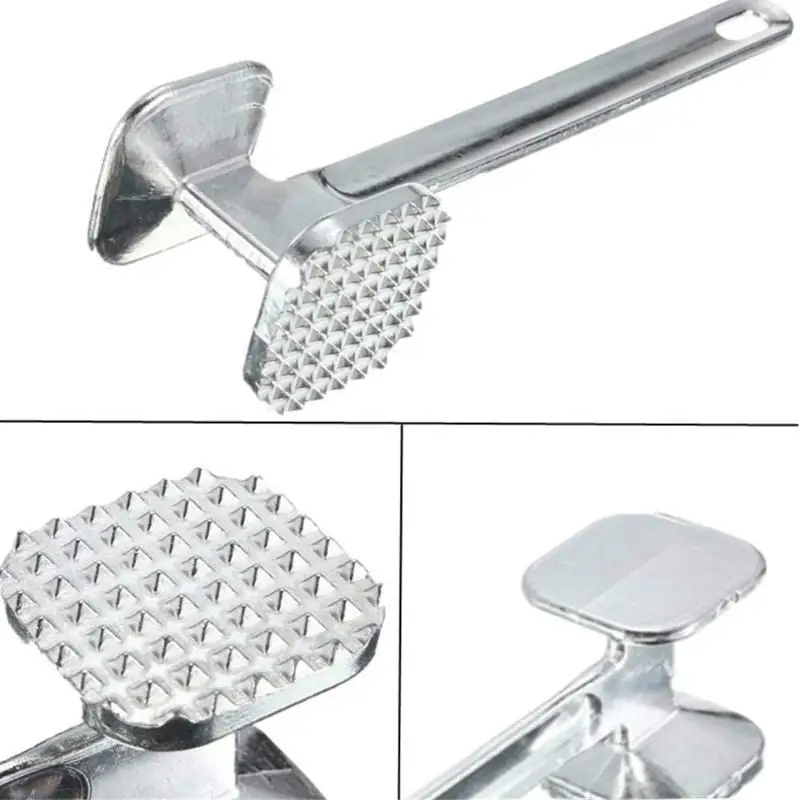1PC Zinc Alloy Meat Tenderizer Hammer Mallet Tool for Pounding Beef Steak Chicken Pork Meat Hammer Kitchen Tool photo 4