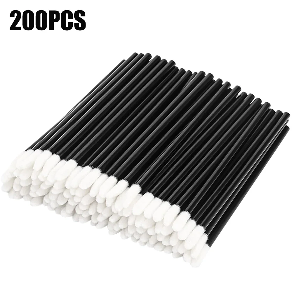 100/200pcs Lip Wands Applicators Eyelashes Brushes Lipstick Brush Mascara Applicator Gloss Wands Eyelash Extension Makeup Tool photo 1