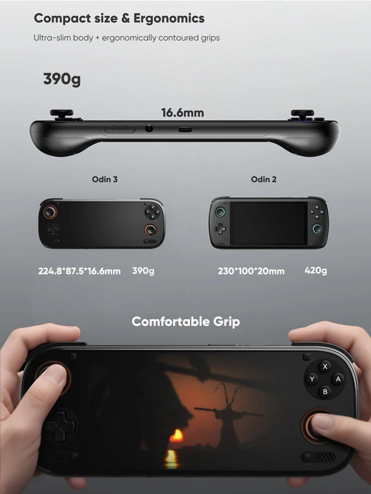 AYN Odin 3 Android Handheld 6'' 1080p AMOLED Screen Gaming Console Handheld photo 3
