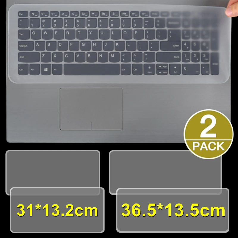 1-2Pcs Universal Keyboard Protector Cover Skin for Laptop Notebook 13"-17" inch Silicone Waterproof Dustproof Keyboard Protector photo 1