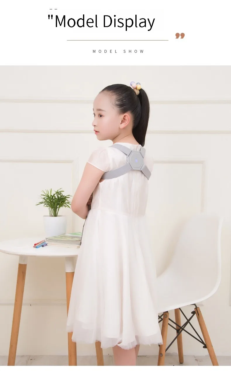 Smart Posture Belt Intelligent Iduction Type Corrector Vibration Reminder Anti Hunchback for Adult Smart Posture Belt photo 4