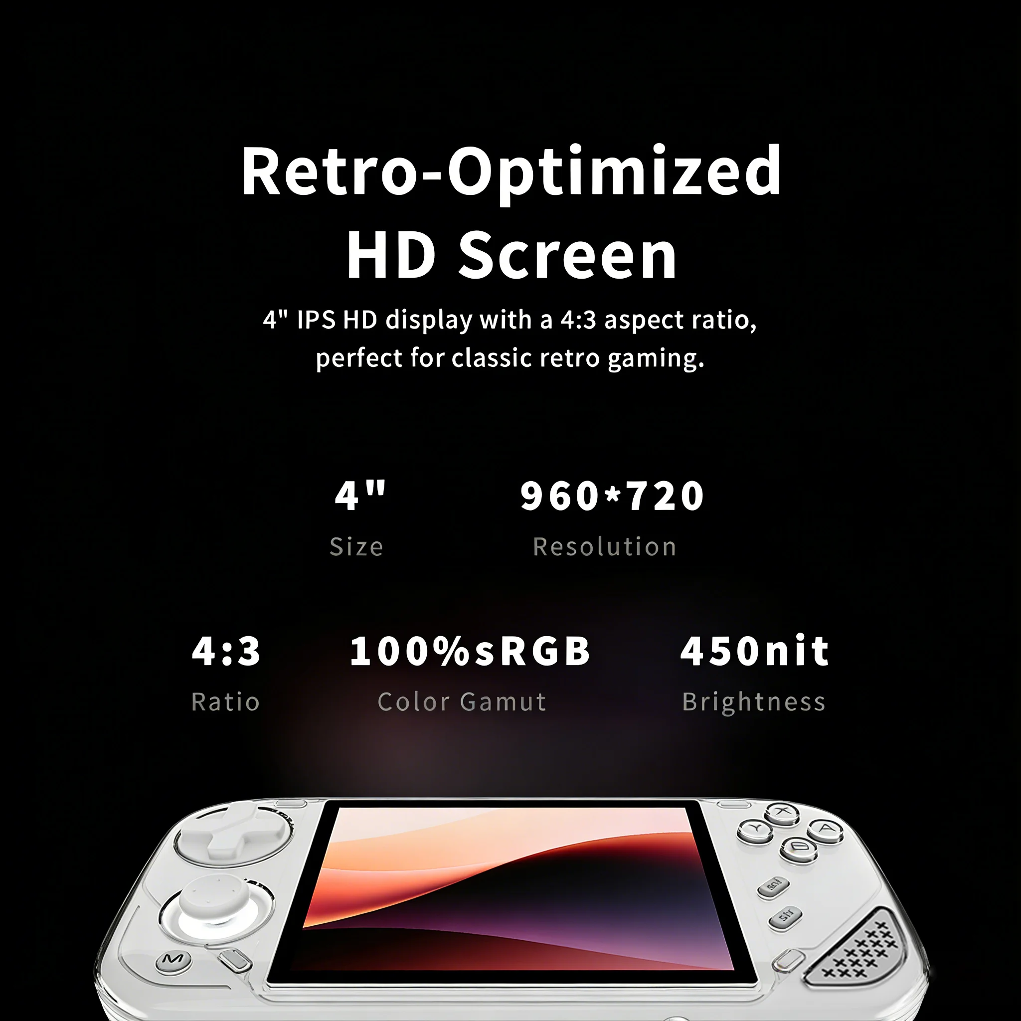 MINILOONG POCKET 1 Modular Retro Handheld Emulator 4" 4:3 IPS RGB Hall Joystick LOONG OS Open Source OTA 4000mAh Gift POCKET1 photo 4
