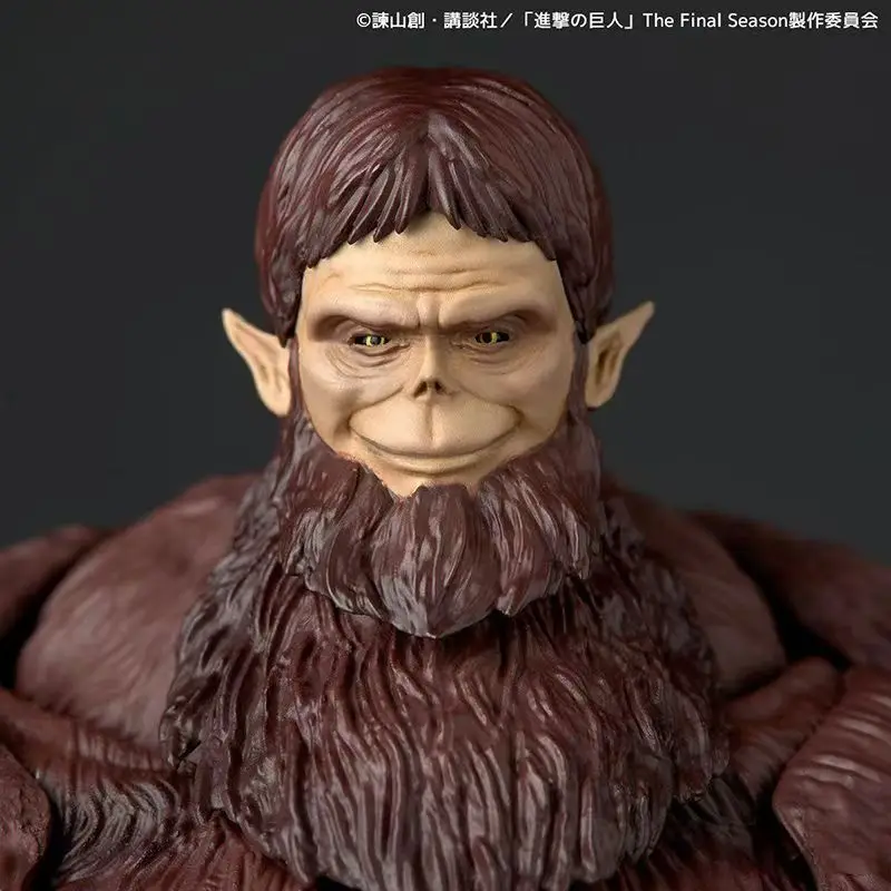 Kaiyodo Attack On Titan Beast Titan Action Figure Yamaguchi Articulated Collectible Model Toy For Anime Fans photo 5