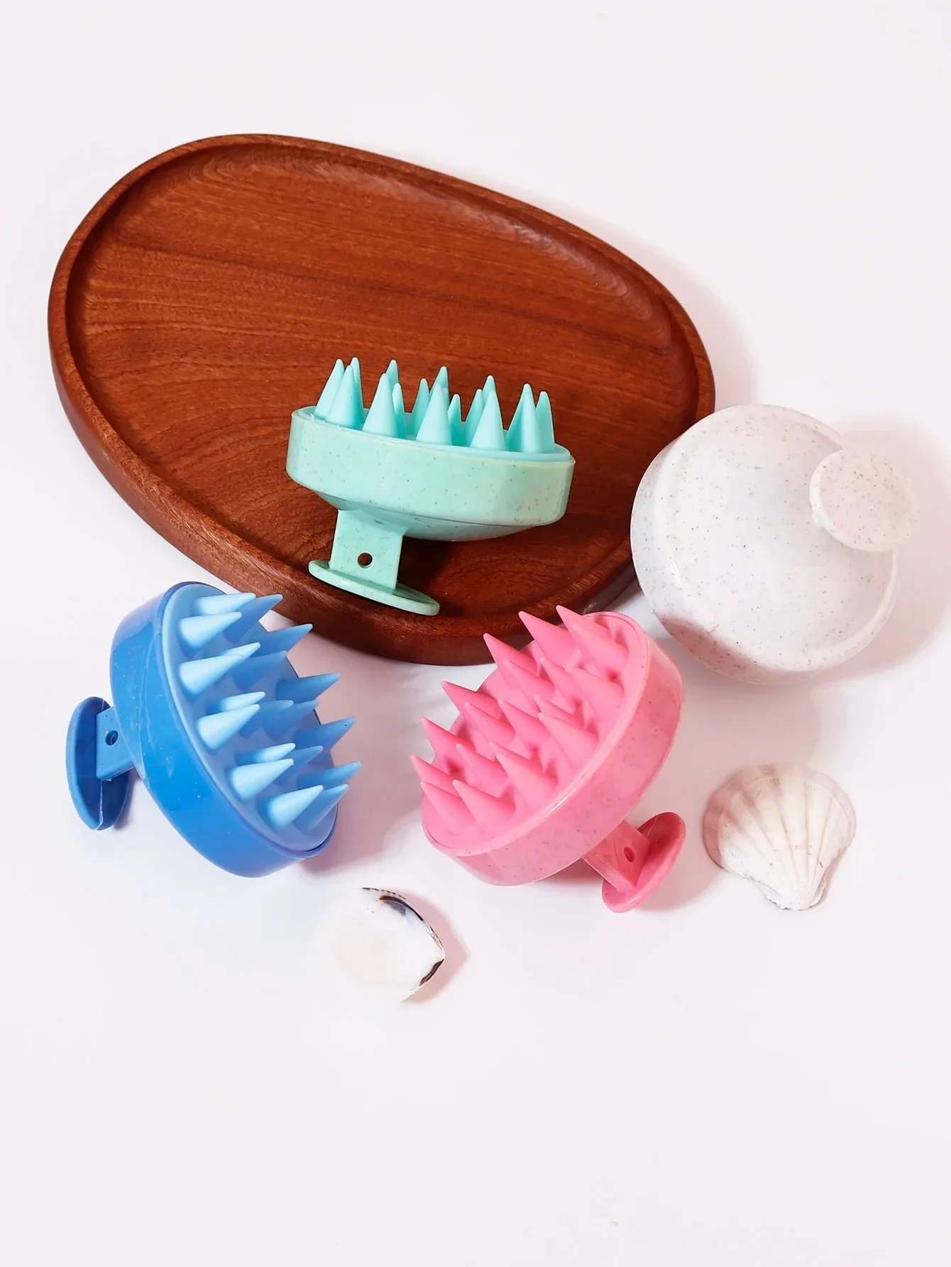 Hair Wash Brush, Silicone Scalp Massage Comb, Soft Body Massage Brush, Beauty and Hairdressing Tool, Shower SPA Comb photo 1