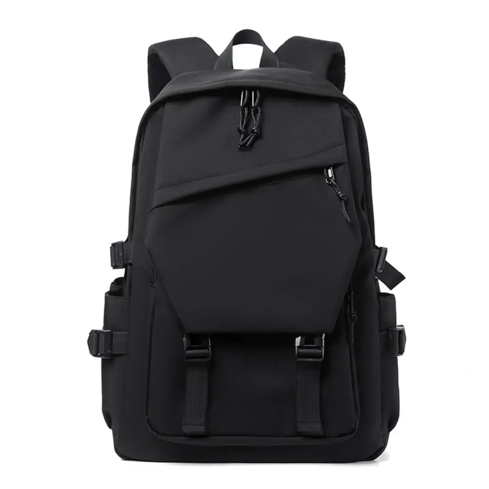 Fashion Business Men's Backpack Black Lightweight Travel Backpack Waterproof Large Capacity Laptop Backpack photo 1