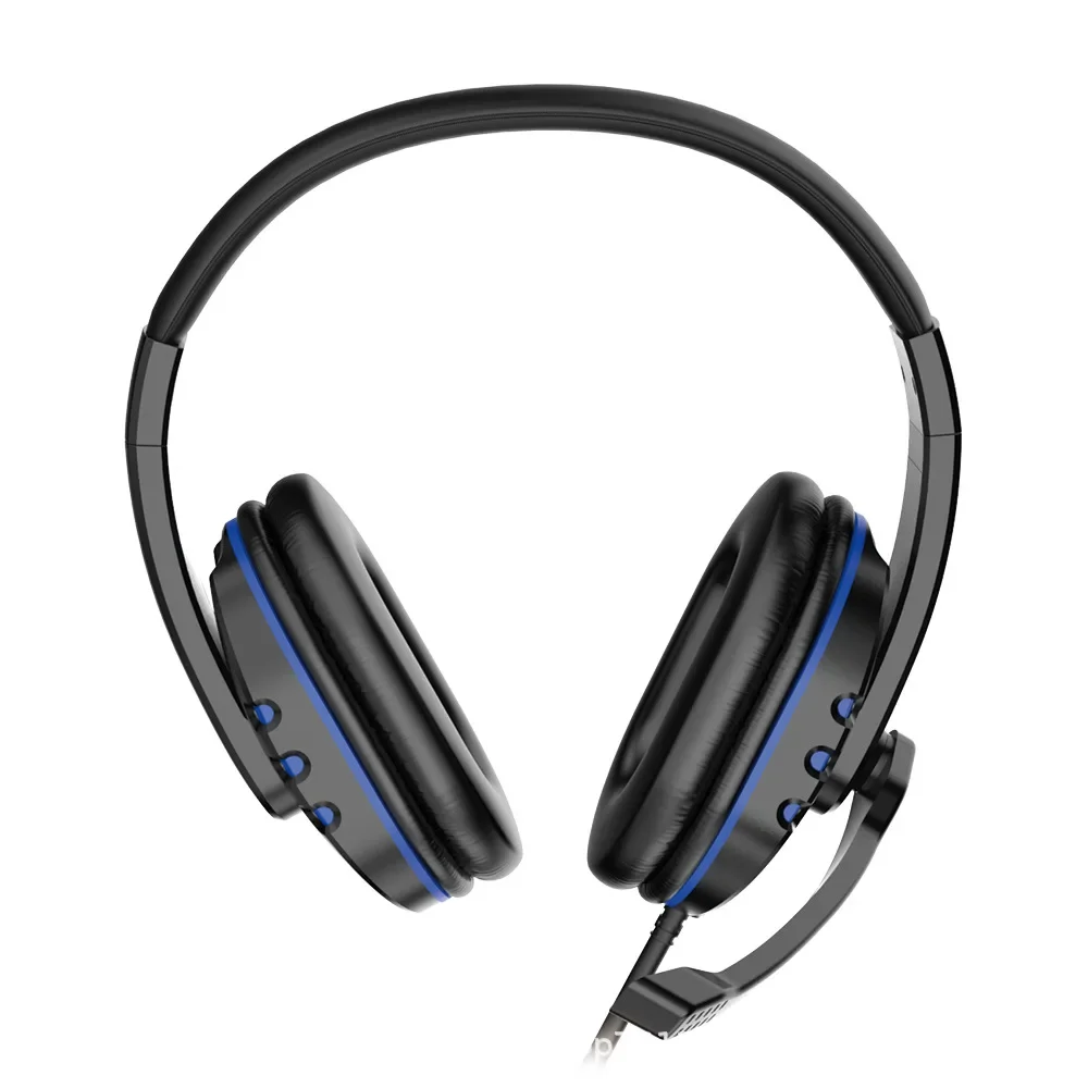 Gaming Headset 3.5mm Wired Over-Head Gamer Headphone With Microphone Volume Control Gamer Earphone Headset For Xbox PS4 PC photo 1