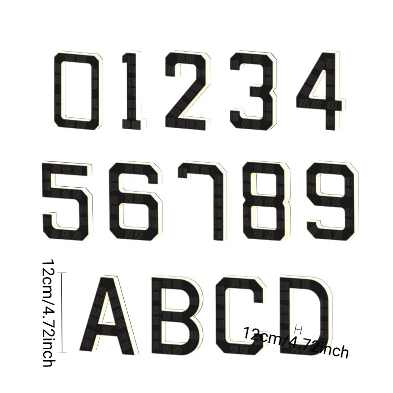 Solar LED House Number Sign Waterproof Address Light Plate with Sensor for Outdoor Home Door Yard Wall Garden Decor photo 6