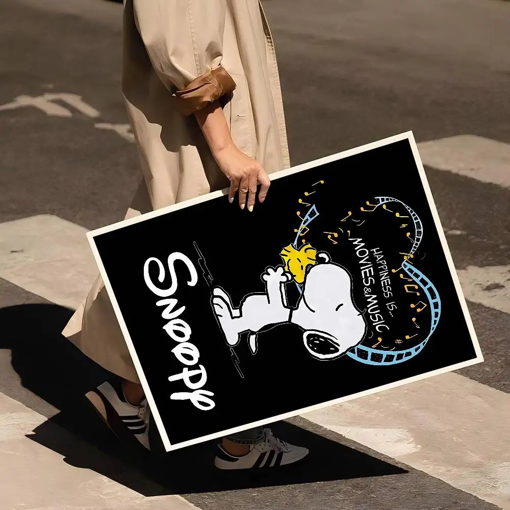 The S-Snoopys Show Cartoon Anime Posters Sticky HD Quality Wall Art Retro Posters for Home Room Wall Decor photo 6