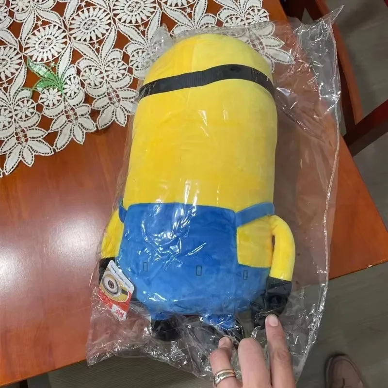 Cute Minions Movie Characters Yellow Plush Toys Bob Stuart In Jeans Soft Dolls Toys & Hobbies Christmas Birthday Gift 1pcs photo 5