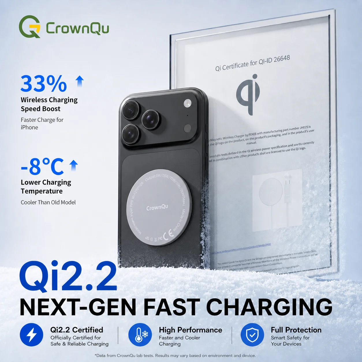 Qi2.2 Wireless Chargers 25W Magnetic Induction USB TypeC Adapter For iPhone 17 16 15 Pro Max‌ 5W Airpods Series Xiaomi Samsung photo 3