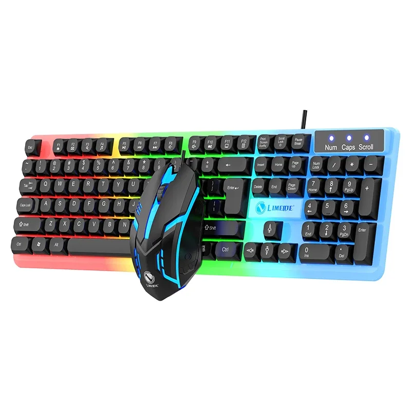 NG GTX350 Gaming Keyboard Mouse Combos Computer Laptop Backlight Gamer Kit LED Wired Usb Keyboard GTX350 Set-Black photo 5