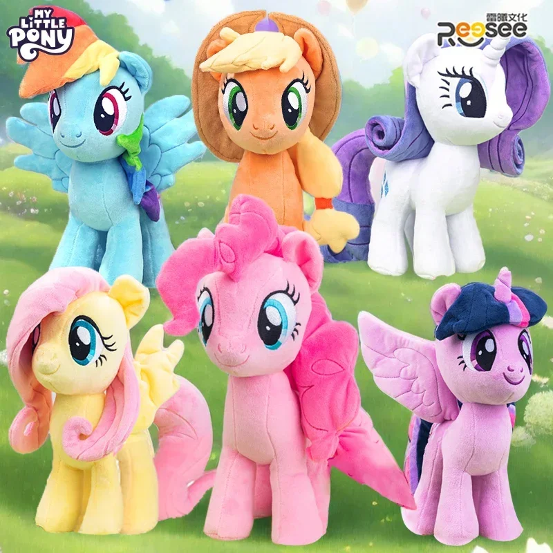 HotNew My Little Pony Plush Toys Twilight Sparkle Pinkie Pie Rarity Fluttershy Applejack Rainbow Dash Stuffed Doll Xmas Gift photo 4