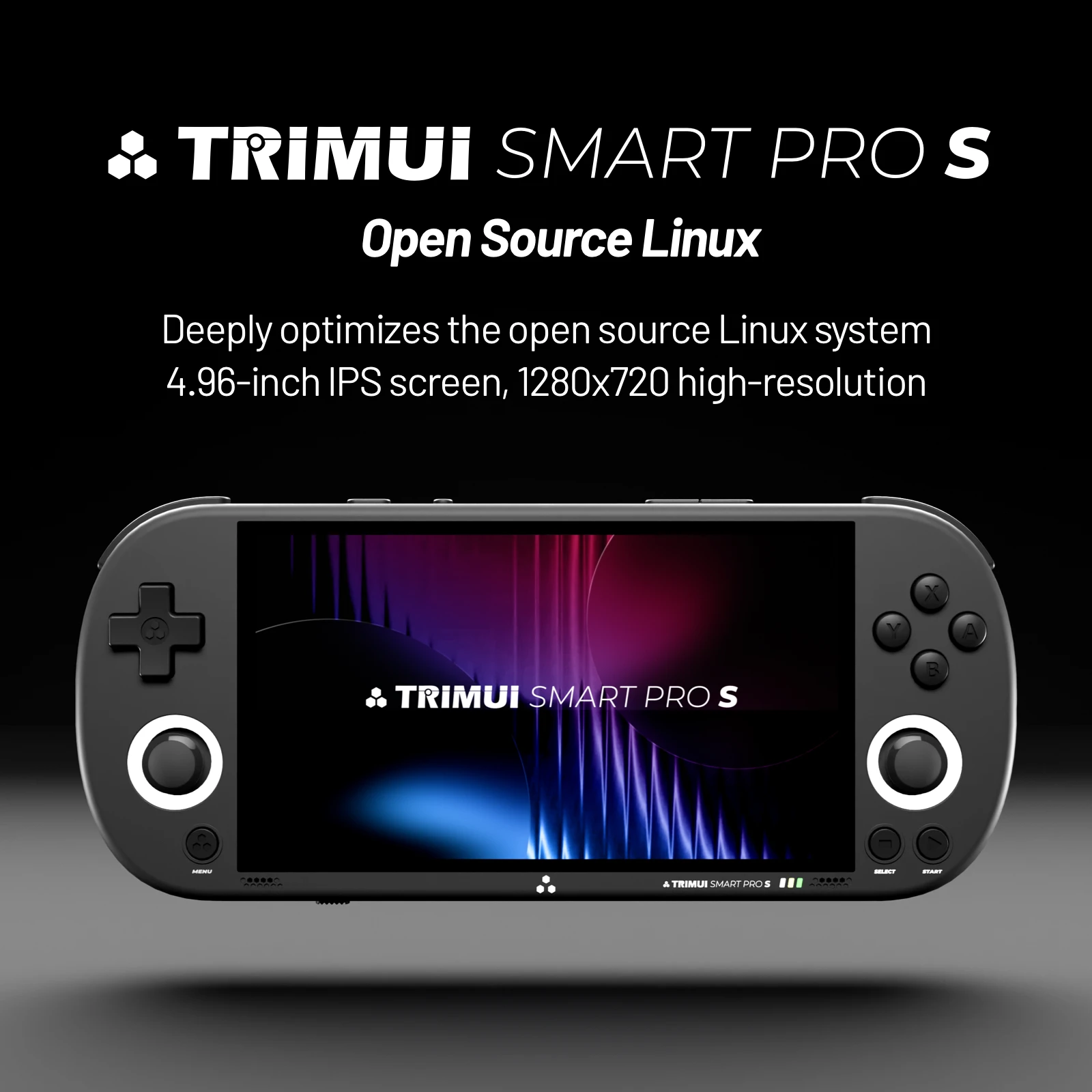 TRIMUI Smart Pro S Handheld Game Players Consoles 4.96'' IPS Screen 5000mAh Linux System Emulator Portable Console Retro Video photo 4