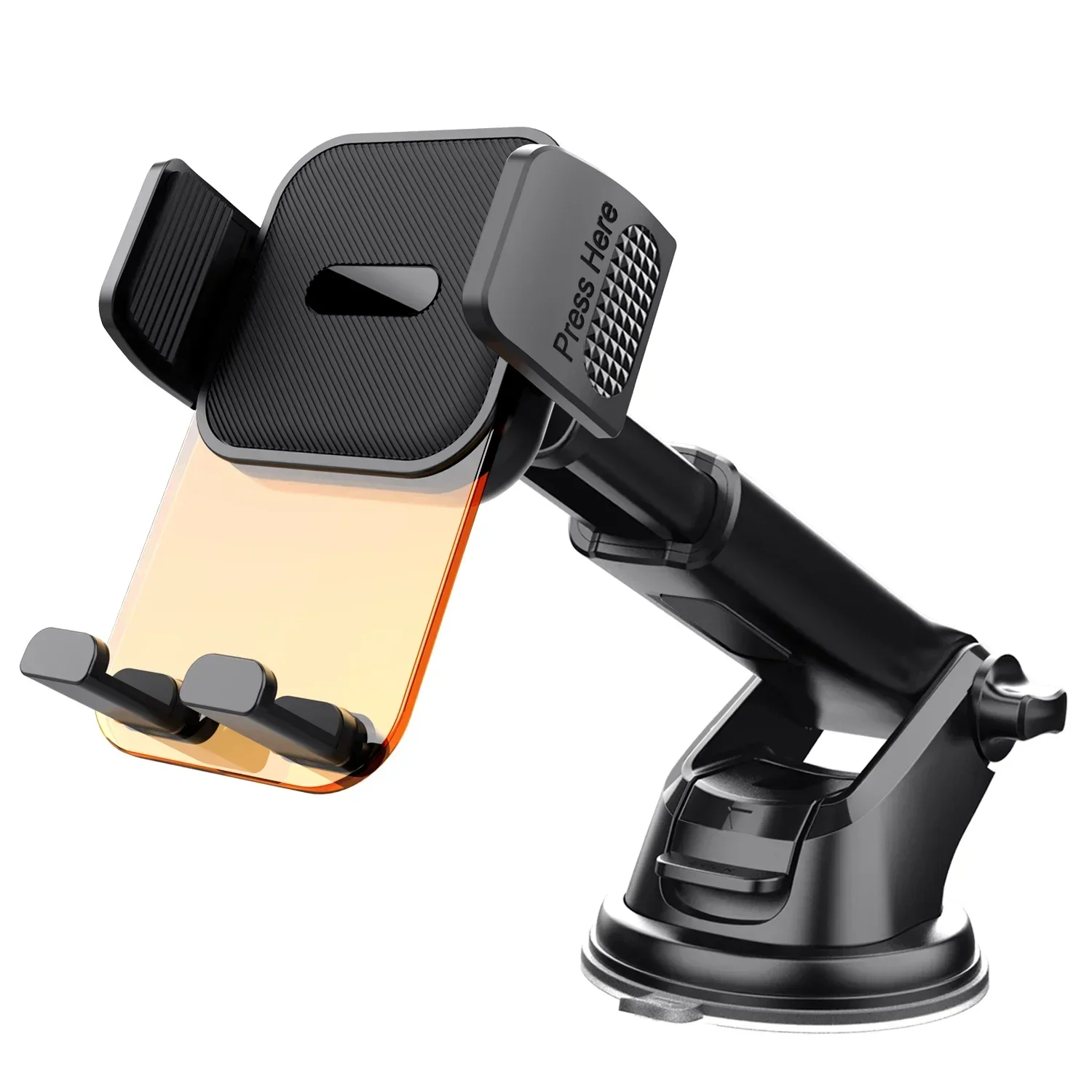 Car Phone Holder for Dashboard Windshield Acrylic Cellphone Mount Clip Support Stand for 4.7-7" Mobile Phone, Auto Accessories photo 8