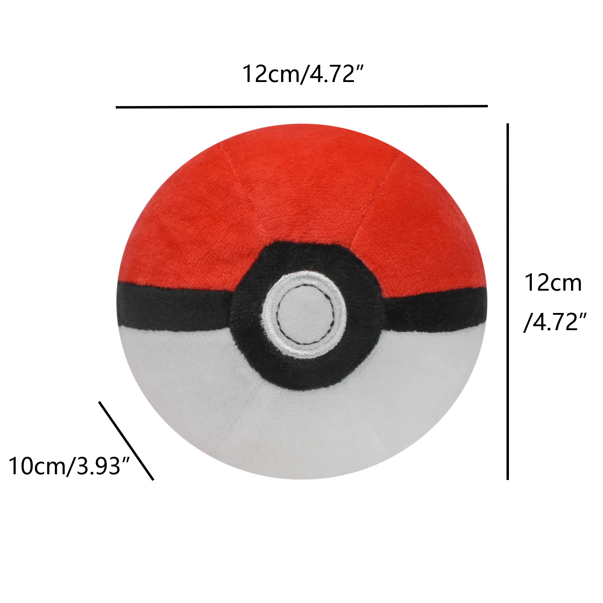 Master Ball Great Ball Ultra Ball Poké Ball Plush Toys Soft Stuffed Animals Cartoon Backpack Pendant Decoration Toy Birthday photo 7